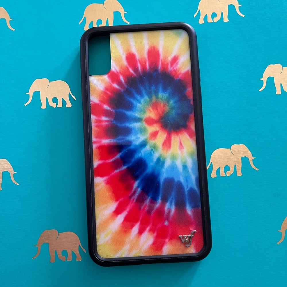 WILDFLOWER tye-dye iphone xs max case